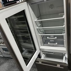 Subzero Built In 60” Bottom Freezer Refrigerator Set 