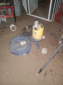 Sump Pump With Quick Disconect Hose