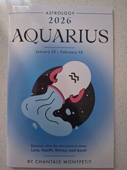 New Astrology 2026 Aquarius Paperback Book