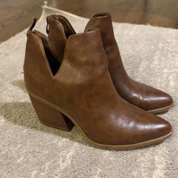Michael Shannon Brown Ankle Boots - Women Size 8
