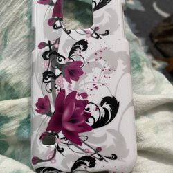 Plastic Floral Phone Case for a #7 Phone