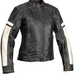 Leather motorcycle River Road Women’s Jacket Brand New
