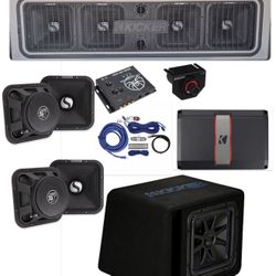 NEW FULL VOICE AND BASS PACKAGE KICKER AUDIO 