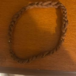 Brown Handmade Crocheted Bracelet