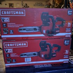 CRAFTSMAN V20 Mini Chainsaw, Cordless, 12 inch, Bare Tool Only (CMCCS620B)