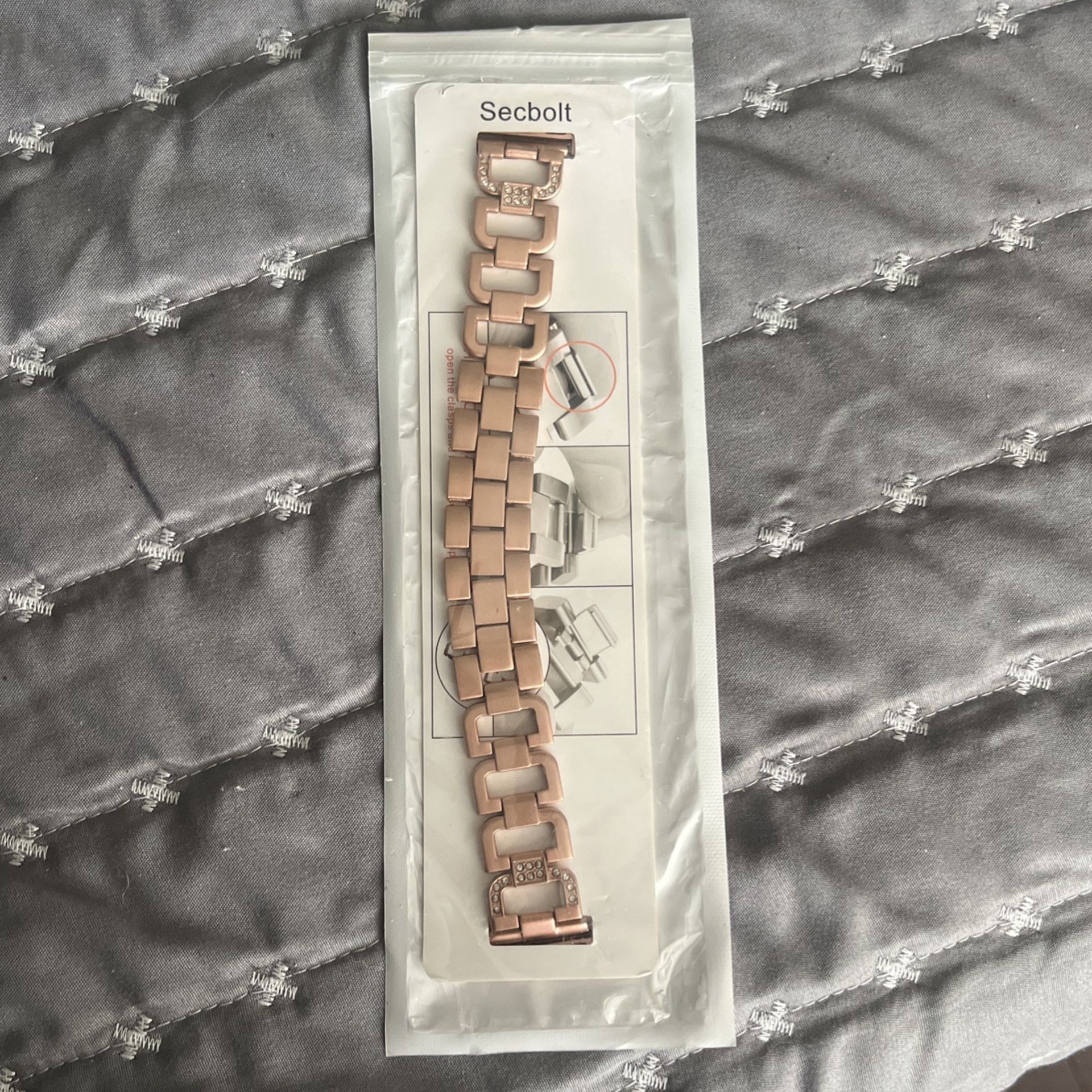 Rose Gold Apple Watch Band 