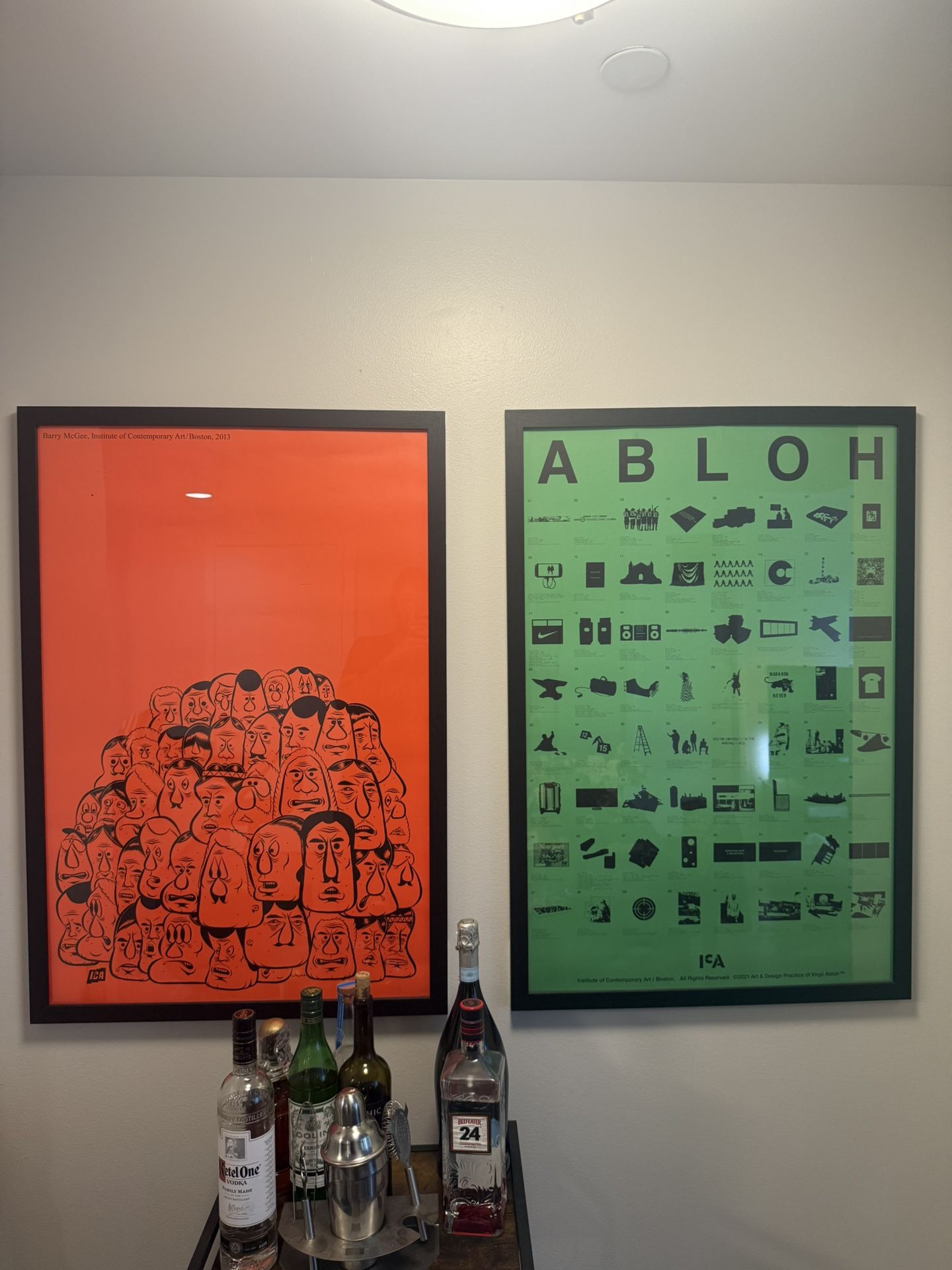 ICA Posters With Frames