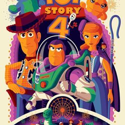 Toy Story Movie Posted Frame ~ Disney Pixar Collectible Art 