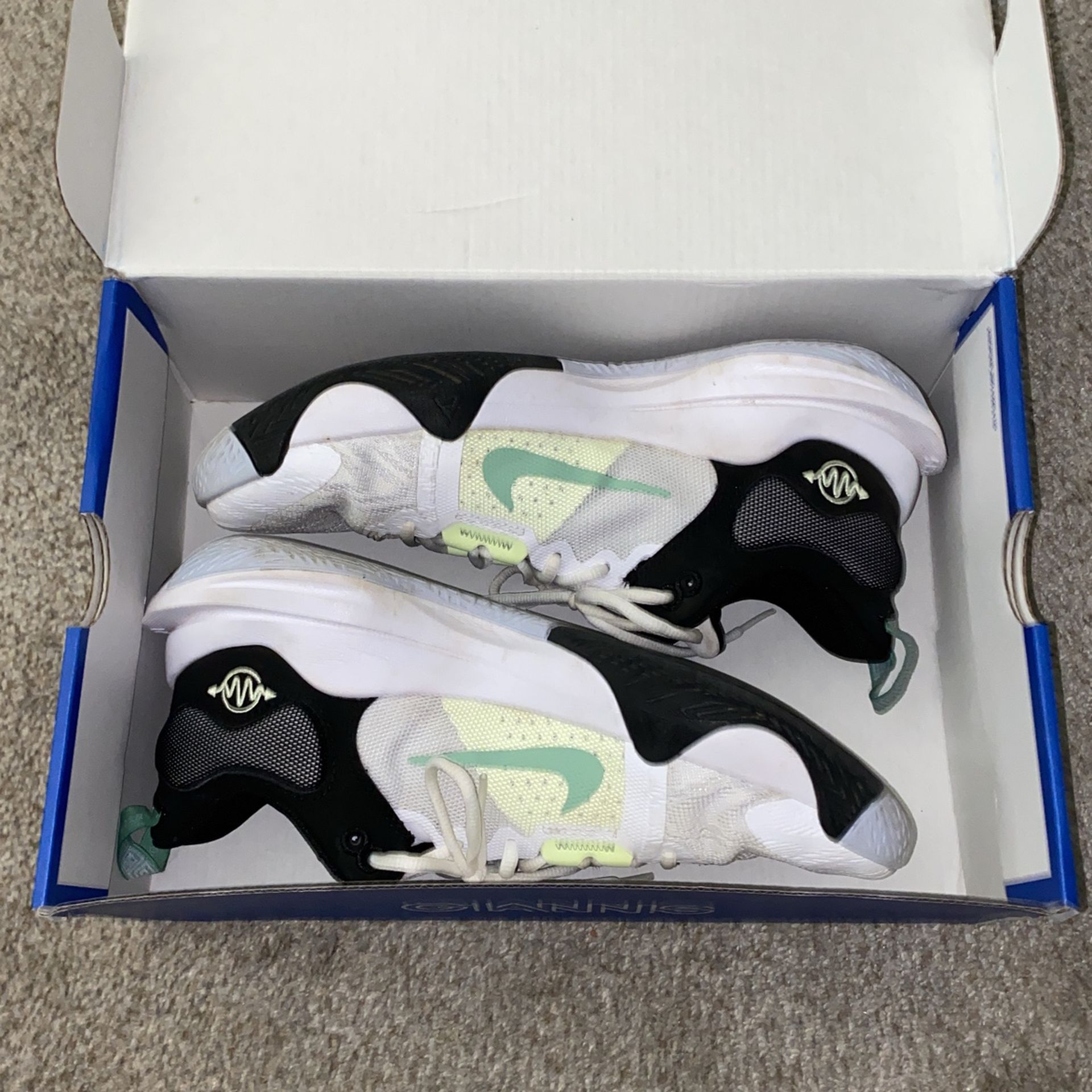 Giannis Immortality 2 Size 9  White/Black Barely Volt