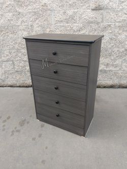 Gray Matte Bedroom Dresser
