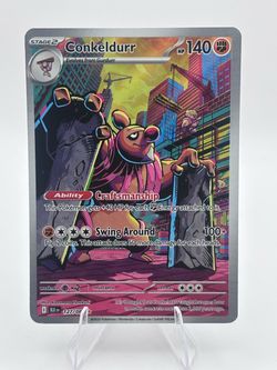 Conkeldurr 127/08 BLK Pokémon Card Illustration Rare