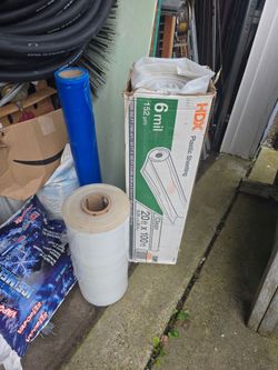 Shrink wrap plastic rolls