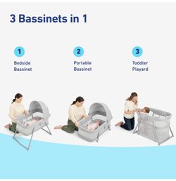 Bassinet and Playpen