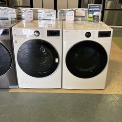 L G Open Box Front Load Washer And Gas Dryer Laundry Set‼️ Free First Floor Delivery Drop Off 