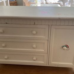 White dresser