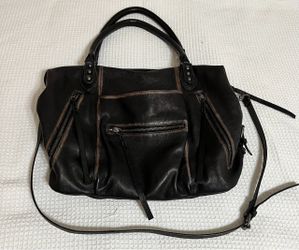 Free People Large Emerson Tote Coal with Matching Wallet