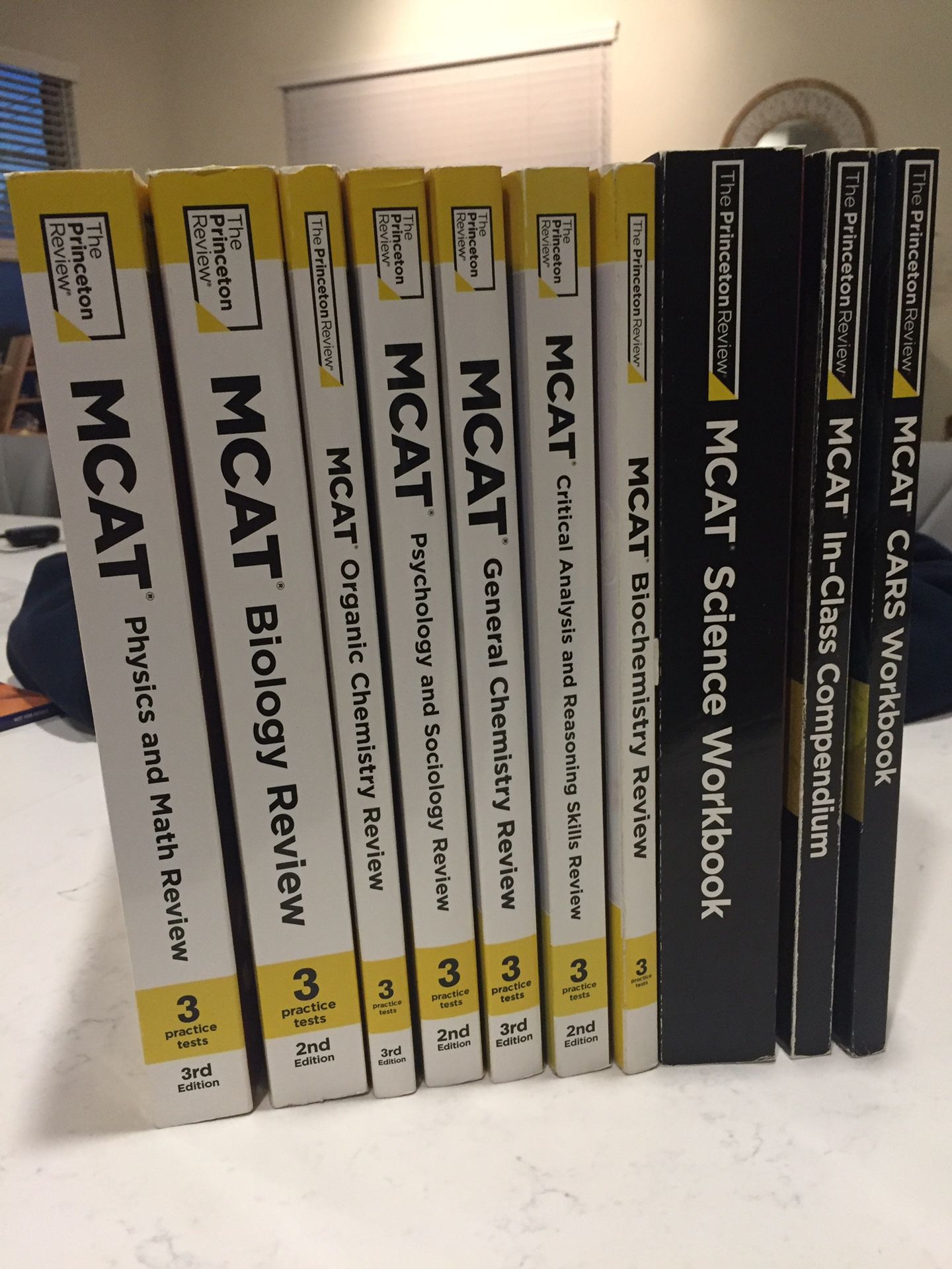 MCAT Prep Books (Princeton Review)