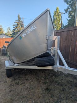16x54 Alumaweld Drift Boat + 2024 Koffler Aluminum Trailer