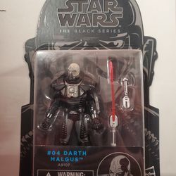 Star Wars The Black Series #04 Darth Malgus figure