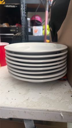 White dishes