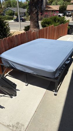 Full Size Bed, Table, Mirror (FREE)
