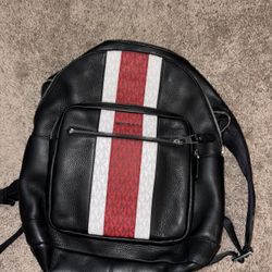 Michael Kors Hudson pebbled leather backpack 