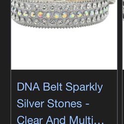 Silver DNA Belt