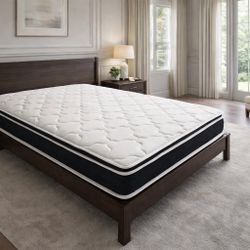 Full Size 10” Hybrid Mattress + Optional Bed Frames