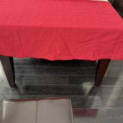 Red rectangle Tablecloth 65"x51" 
