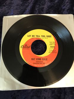 Nat King Cole - Let Me Tell You, Babe / For the Want of a Kiss - 45RPM 1966 7"