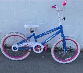 Huffy Seastar Kids Bike Blue Pink