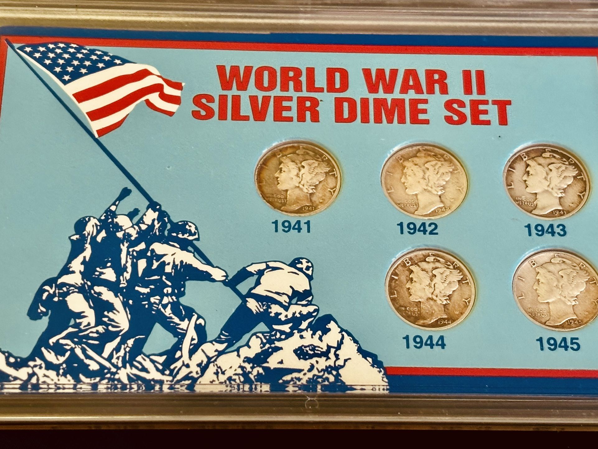Coin USA 10 cents 1940-s Set For Collection
