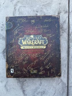 Mists of Pandaria Signed Collectors Edition 