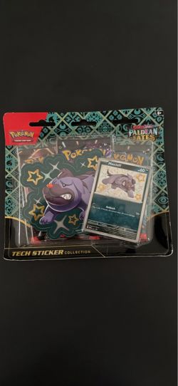 Pokémon Paldean Fates Maschiff Tech Sticker Collection – Sealed