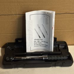 Snap-on Tools 1/4" Drive High-Precision Torque Wrench (40-200 in-lb) (Black)