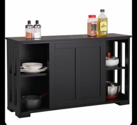 Black Storage Cabinet