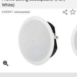 QSC Acoustic Design Ceiling Loudspeaker 6.5” 2way