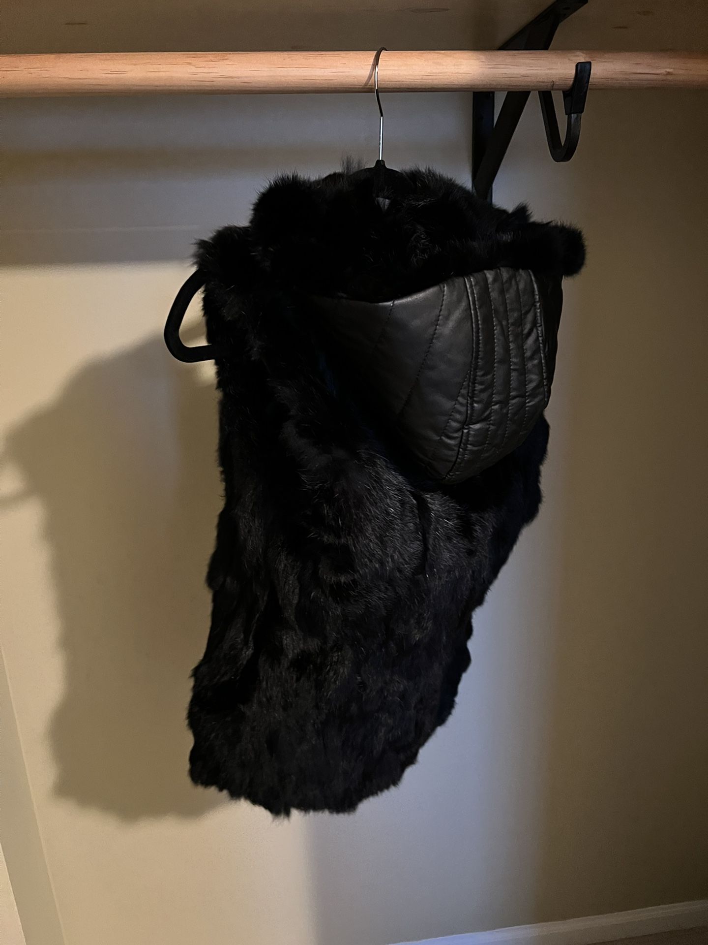 Real Rabbit Fur Reversible Vest