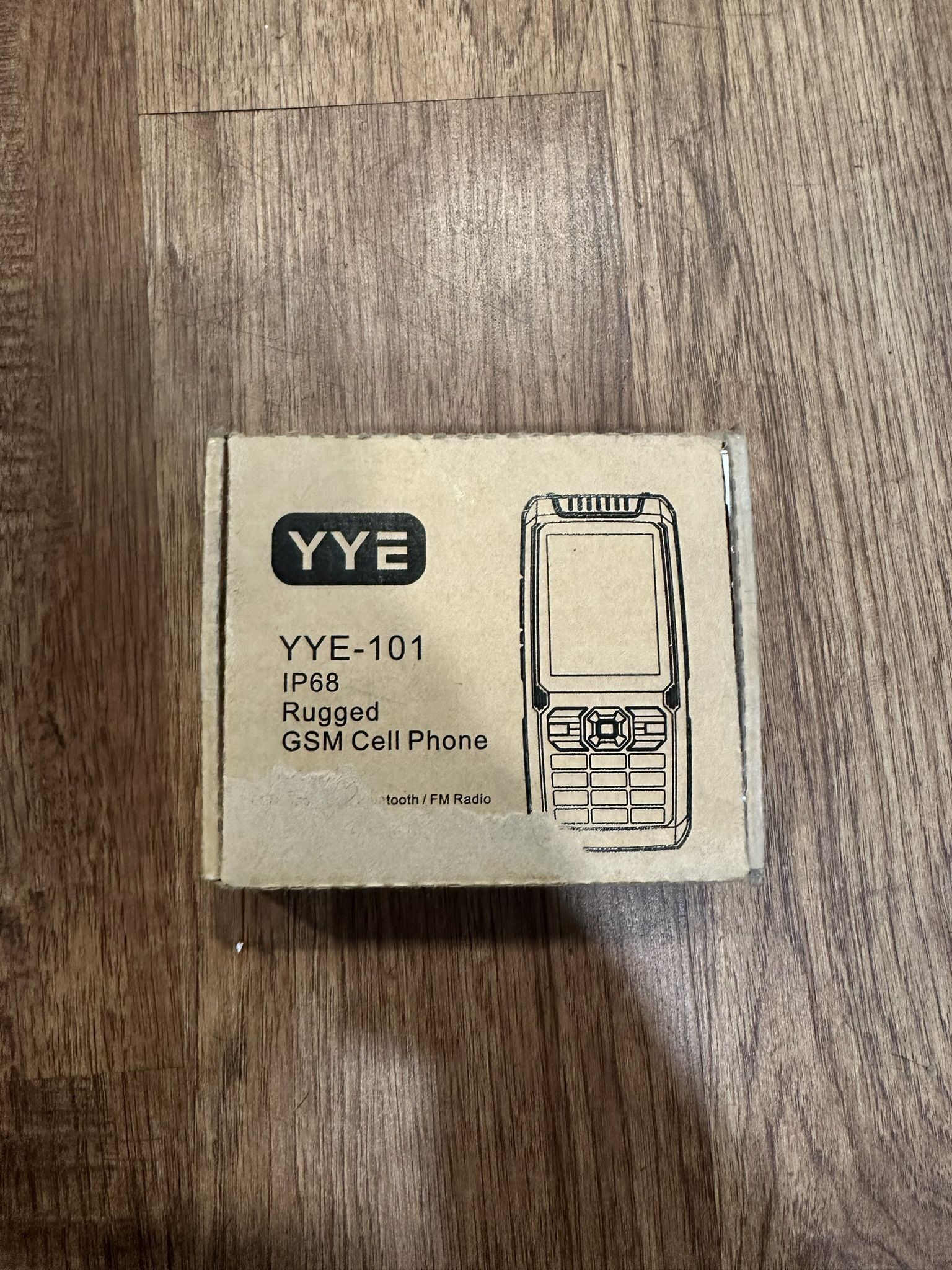 YYE-101 IP68 Rugged GSM Cell Phone Smart Phone Bluetooth/ FM Radio 4G Waterproof