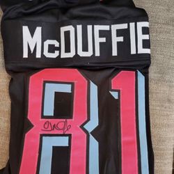 OJ McDuffie Signed Dolphins Jersey