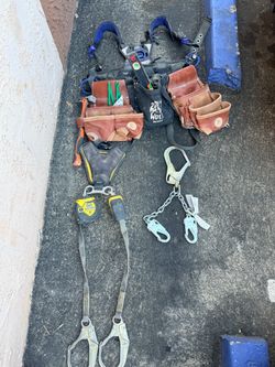 3M DBI-SALA  Exofit X300 Comfort Construction safety positioning harness, double retracts along with double pos hooks!