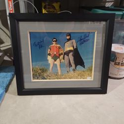 Batman and Robin Autographed 
