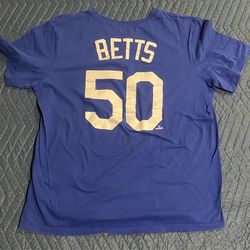 Nike Los Angeles Dodgers Mookie Betts #50 Fuse T-Shirt Large