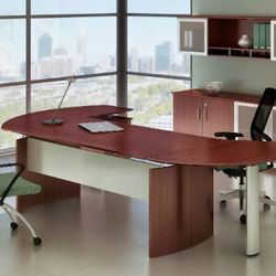 6-Piece Napoli Executive Desk & Bookcases