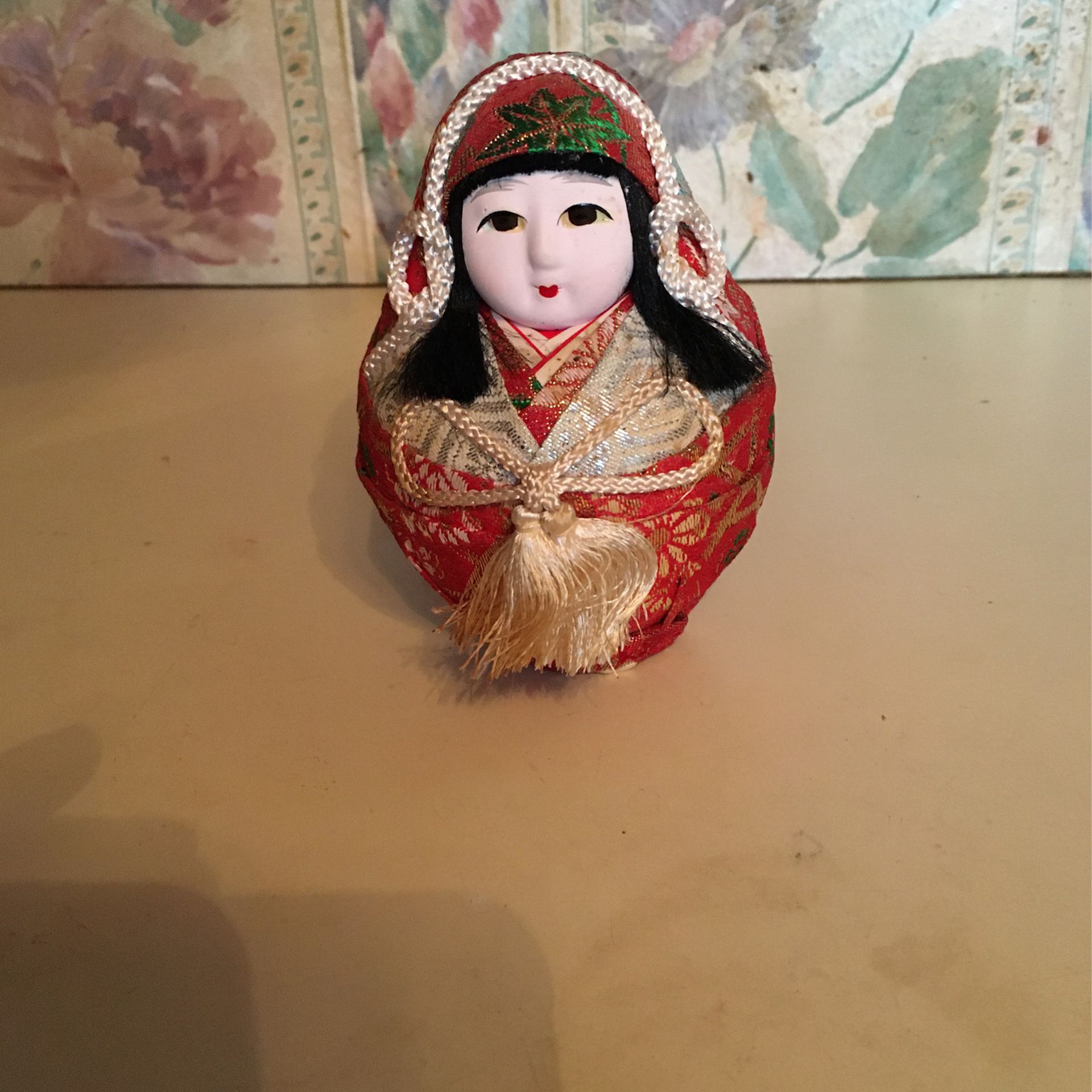  Japanese doll5  inches tall about 3 inches wide