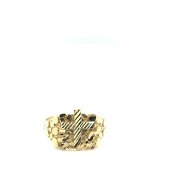 Men’s Cross Nugget Ring