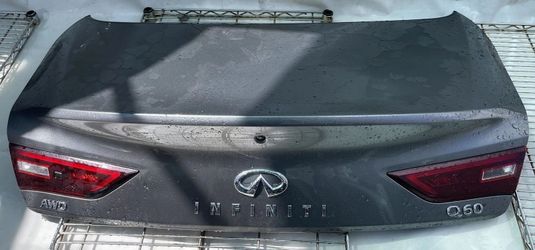 INFINITI Q60 COUPE TRUNK LID DECK TAIL GATE HATCH GRAY (KAD) 2017-2022 