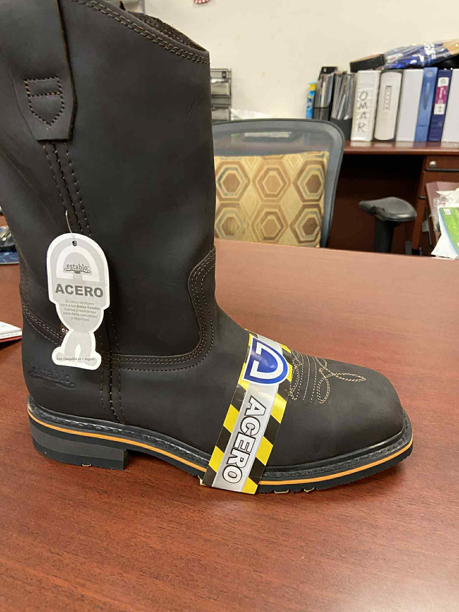 Nueva Bota De Pie Con Casquillo Marca Establo