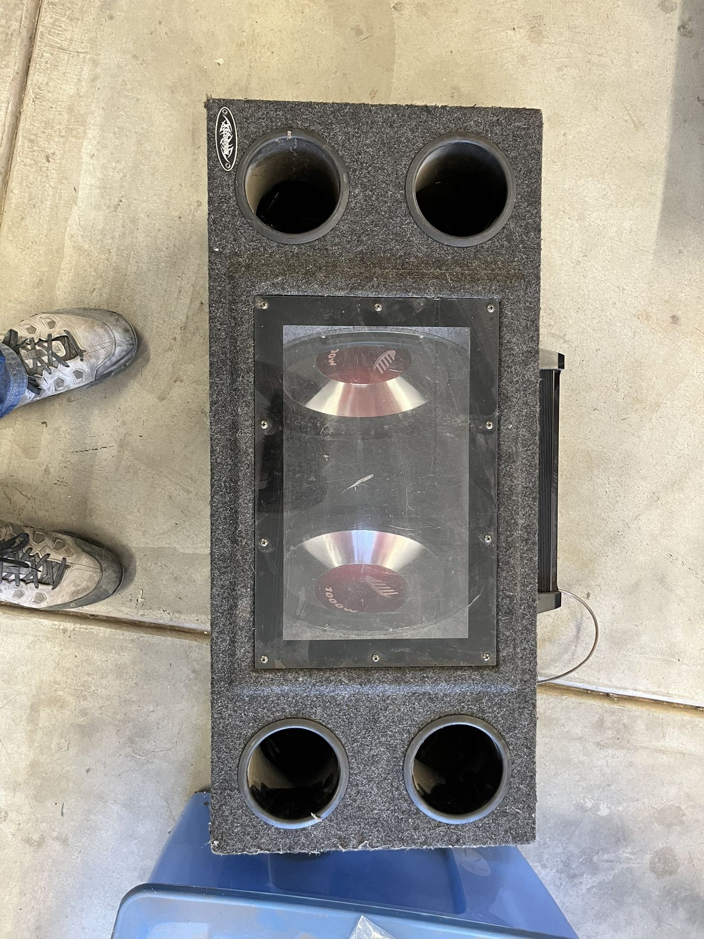 Subwoofer Box With 2000w Amp