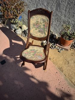 Antique Folding Rocking Chair